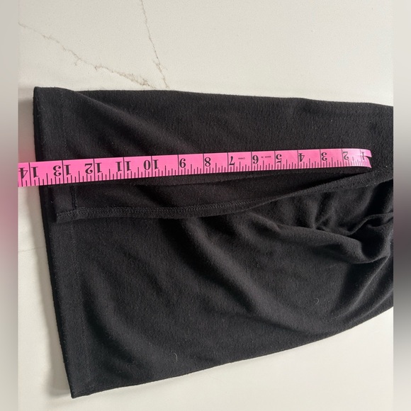 WILFRED | Aritzia | Long Sleeve Slit Dress | Black | Size M - Picture 6 of 7